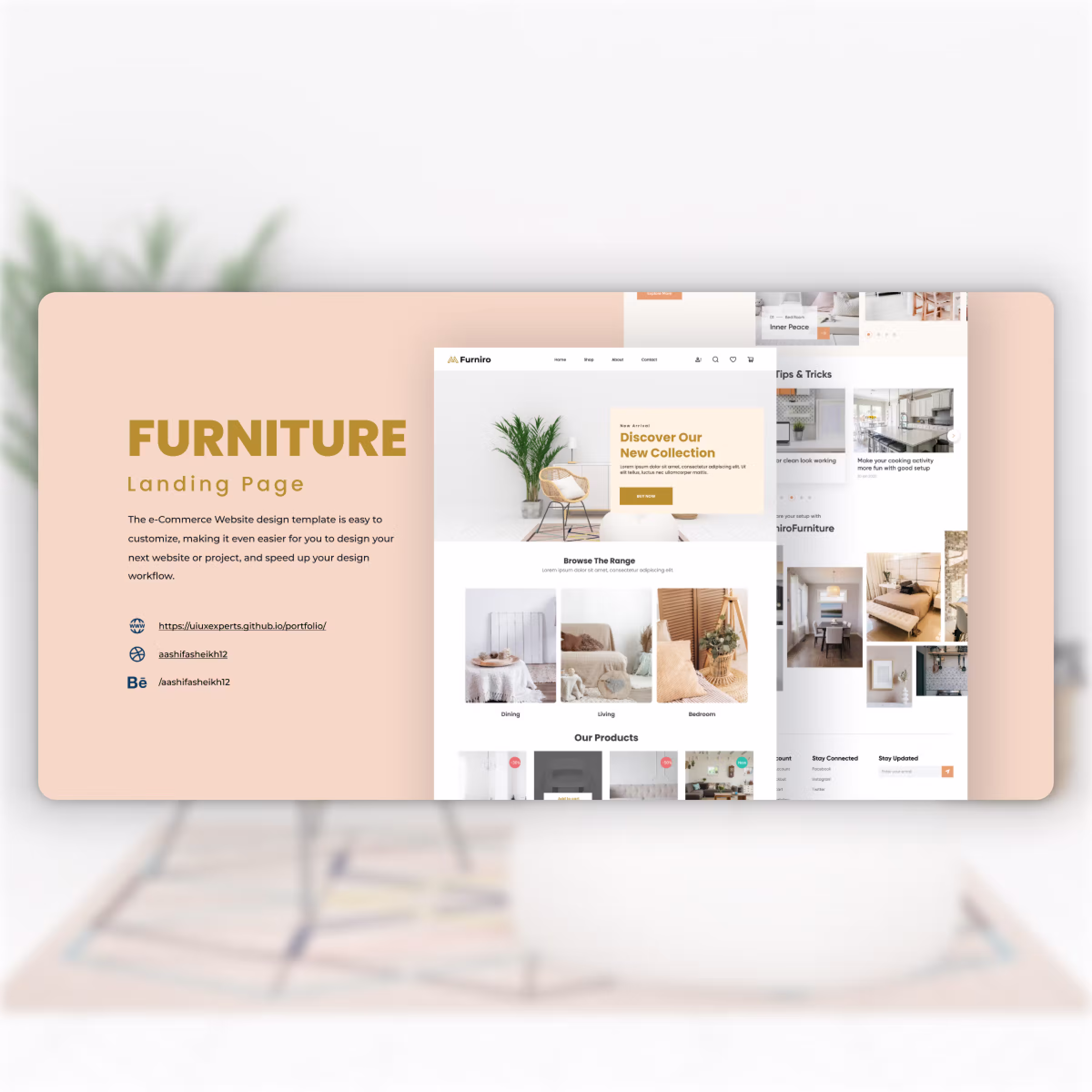 Design Showcase 2 Premium website redesign for real estate company in UAE